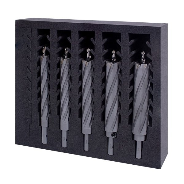 HMT TCT HoleCutter Extra Long Series InsertFoam Rivet Removal Set, 11/16, 13/16, 15/16, 2PK